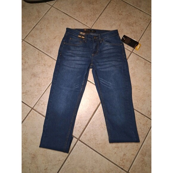 New Lee Girls Jeans Size 10 Regular Slim Fit Straight Leg Stretch Mid Rise - Picture 1 of 8